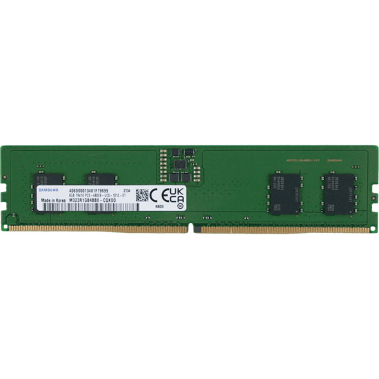 SAMSUNG 8GB 4800MHz DDR5 RAM CL40 (M323R1GB4BB0-CQK) (M323R1GB4BB0-CQK)