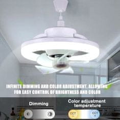 HOME & MARKER® Mennyezeti ventilátor lámpa, LED, távirányítós - FANGLO