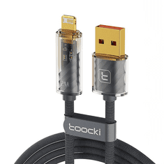Toocki töltőkábel USB A - Lightning 12W 1m szürke (TXCLJDA03) (TXCLJDA03)