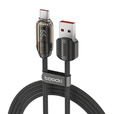 Toocki töltőkábel USB A - USB-C 66W 1m fekete (TXCTYX05) (TXCTYX05)