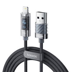 Toocki töltőkábel USB-C - Lightning 12W 1m szürke (TXCLZX0G-01) (TXCLZX0G-01)