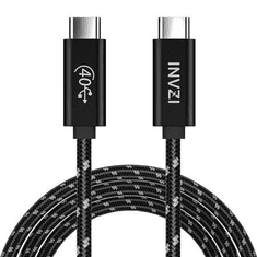 INVZI USB-C-USB-C 1m 240W fekete (INVUSB4) (INVUSB4)