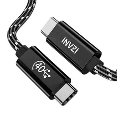 INVZI USB-C-USB-C 1m 240W fekete (INVUSB4) (INVUSB4)
