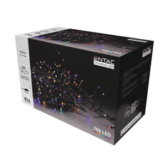 ENTAC Christmas IP44 700 LED fényfüzér Multicolor 14m (ECL-M700MC) (ECL-M700MC)