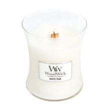 Woodwick WoodWick - White Teak Vase (White Teak) - Scented candle 275.0g 