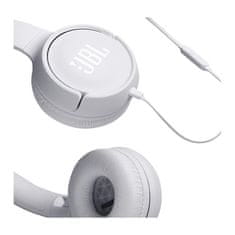JBL JBL T500WHT mikrofonos fehér fejhallgató