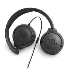 JBL JBL T500BLK mikrofonos fekete fejhallgató