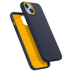 Caseology Nano Pop 360 Apple iPhone 14 Plus tok kék-sárga és kijelzővédő (ACS04930) (ACS04930)