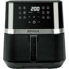 BROCK DAF 6502, Air fryer, 1800 W, 6,5L, 12 program, Digitális, Fekete, Forrólevegős sütő