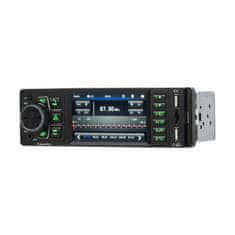 Verkgroup 12V 1DIN autórádió LCD 4x50W MP3 2x USB Bluetooth 5.1 + távirányító