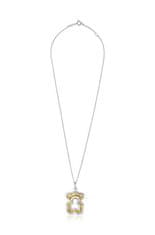 Tous Bájos ezüst nyaklánc bicolor medállal 1004018200 (lánc, medál)