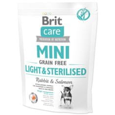 Brit BRIT Care Dog Mini Grain Free Light &amp; Sterilizált 400 g