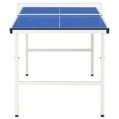 Vidaxl kék pingpongasztal hálóval 152 x 76 x 66 cm 91946