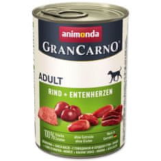 Animonda Gran Carno marhahús + kacsaszív konzerv 400 g