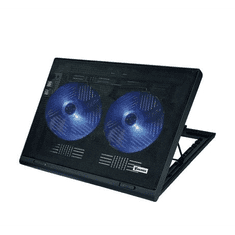 Vakoss LF-2463UK 17" laptop hűtőpad - Fekete (LF-2463UK)