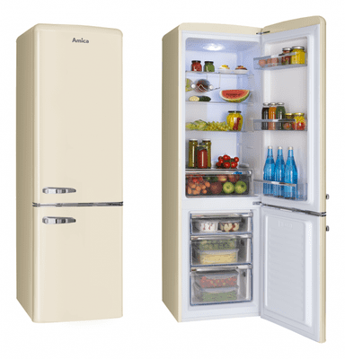 Szabadon álló hűtőszekrény Amica KGCR 387100 B