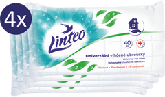 LINTEO Univerzális nedves tisztító kendők 4 × 40 db