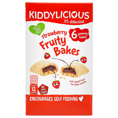 Kiddylicious Sütemények epres töltelékkel 3 x (6 x 22 g)