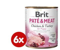 Brit Paté & Meat Puppy 6x800g