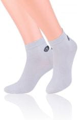 Amiatex Férfi zokni 046 grey + Nőin zokni Gatta Calzino Strech, szürke, 41/43