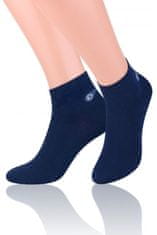 Amiatex Férfi zokni 046 dark blue + Nőin zokni Gatta Calzino Strech, sötét kék, 44/46