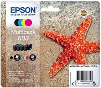Epson 603 Multipack, 4 szín (C13T03U64010)