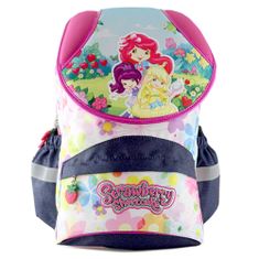 Strawberry Eper Shortcake iskolai hátizsák, három kislány motívuma