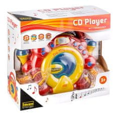 Idena CD-lejátszó, Sárga-piros, 2 mikrofon