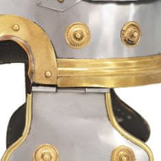 Greatstore ezüstszínű antik római harcos acélsisak LARP másolat