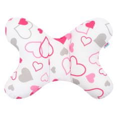 NEW BABY Új baba rózsaszín szívek stabilizáló párna