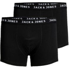 Jack&Jones 2 PACK - férfi boxeralsó JACJON 12138235 Black (Méret XL)