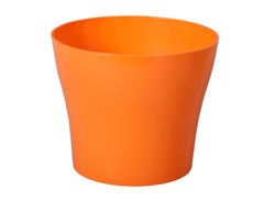 Plastkon TULIPAN virágcserép fedő műanyag narancssárga fényes d13x11cm