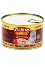 GRAND Cons. Superpremium macska csirke 405g
