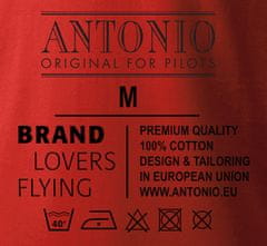 ANTONIO Női T-Shirt műrepülő repülőgépekkel, EXTRA 300 RED (W), M