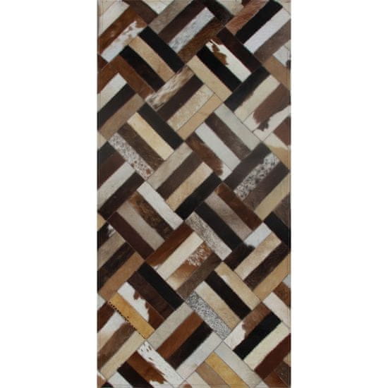 KONDELA TEMPO KONDELA TYP 2 koberec kožený - vzor patchwor
