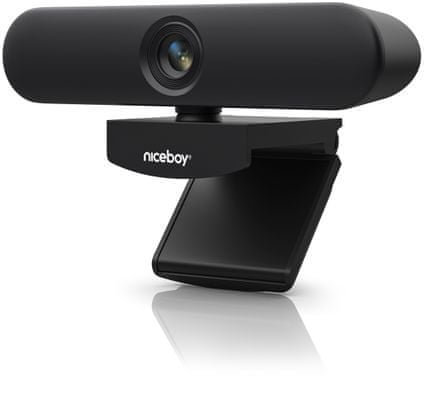 Webkamera Niceboy Stream Pro mikrofon hangszóró 4K felbontás