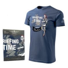 ANTONIO T-Shirt a nose art BRIEFING TIME, S