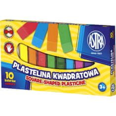 Astra gyurma négyzet 10 színű, 303115006