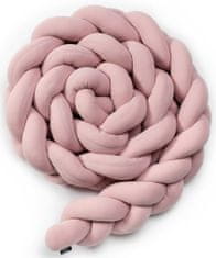 Eseco Fonott babafészek, 360 cm, pink