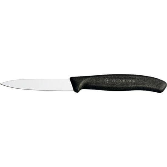 Victorinox Fekete zöldséges kés, , 8 cm penge