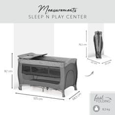 Sleep N Play Center Nordic Grey