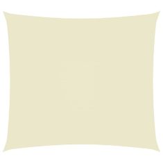Vidaxl krémszínű téglalap alakú oxford-szövet napvitorla 4 x 5 m 135216