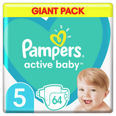Pampers Active Baby 5 Junior (11-16 kg) pelenka 64 db