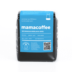 mamacoffee Zrnková káva Nicaragua Norlan &amp; Uriel 250g - intenzivní a komplexní chuť rumu, nugátu a manga