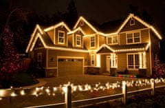 CoolCeny Karácsonyi kinti LED láncok - Hatékony láncvilágítás, csatlakozás - 21 méter - Kék