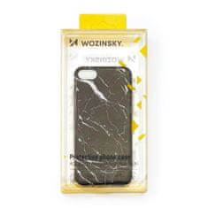 WOZINSKY Wozinsky Marble szilikon tok Samsung Galaxy A12/Galaxy M12 telefonhoz KP10141 fekete