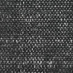 Greatstore fekete HDPE teniszháló 1,6 x 25 m