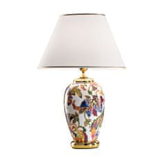 Kolarz DAMASCO asztali lámpa színes dekorral, magassága 60 cm