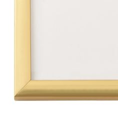 Greatstore 3 db aranyszínű MDF fali/asztali fényképkeret 21 x 29,7cm