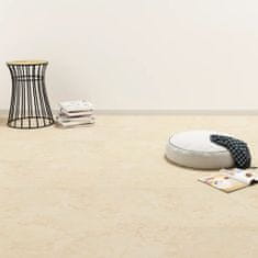 Greatstore bézs öntapadó PVC padló burkolólap 5,11 m²